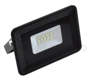 Proiector LED 10W 220V Slim Negru SMD2835