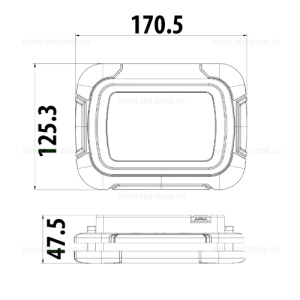 Proiector LED 10W Acumulator si Flash - Img 4