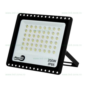 Proiector LED 200W Slim Negru RFR