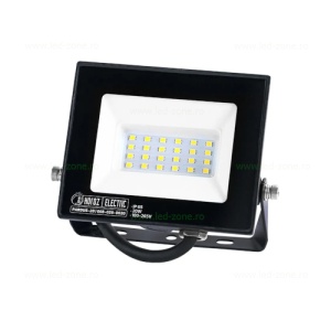 Proiector LED 20W Slim Negru PARDUS