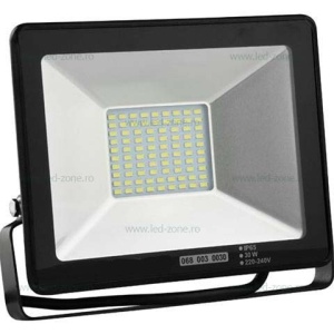 Proiector LED 30W Slim Negru PUMA - Img 1