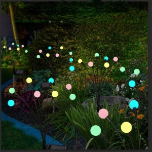 Set 2 Decoratiuni LED Gradina Solare LICURICI - Img 3