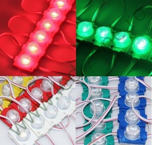 Set 20 Module LED SMD3030 cu Lupa Superflux 12V - Img 2