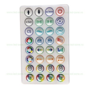 Set 3 Hexagoane LED Honeycomb RGB Digitale Tuburi 460mm