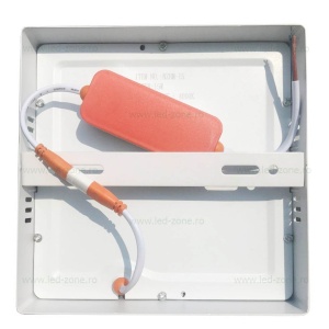 Spot LED 15W Patrat Alb Aplicat - Img 2