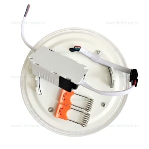 Spot LED 16W Rotund Alb Rece Contur Color Bule - Img 7