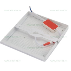 Spot LED 18W Patrat Mat Aplicat Frameless 830P - Img 2