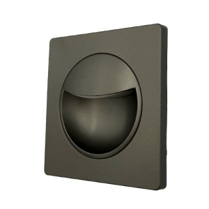 Spot LED 1W Patrat Argintiu Trepte LZ9525