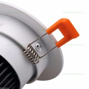 Spot LED 3W COB Rotund Mobil Alb LZ01