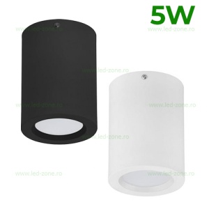 Spot LED 5W Rotund Aplicat XL Diverse Culori - Img 1