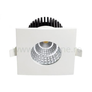 Spot LED 6W COB Patrat Alb Waterproof IP65 - Img 3