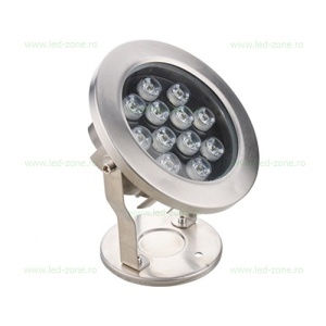 Spot LED Exterior 12x1W Rotund RGB 12V Submersibil - Img 2