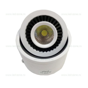 Spot LED Magazin Aplicat Mobil 7W COB Alb XQ025 - Img 2