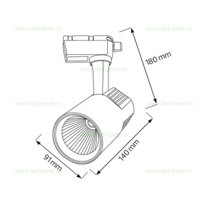 Spot LED Magazin Sina 36W COB Varna - Img 4