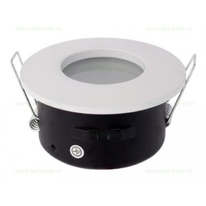 Suport Incastrat 1 Bec Spot LED GU10 Alb SARDUNYA IP65 - Img 3