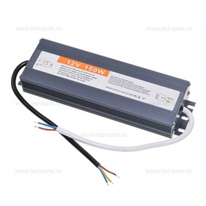Sursa Alimentare Banda LED 12V 150W IP68 Waterproof Slim - Img 2