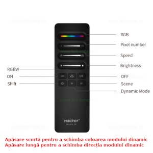Telecomanda RGB+CCT MiLight RF Digitala - Img 2