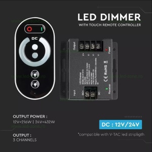 Variator Banda LED 216W RF Telecomanda Touch - Img 4