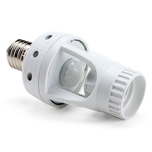 Adaptor Bec E27 Senzor Miscare Reglabil 360°