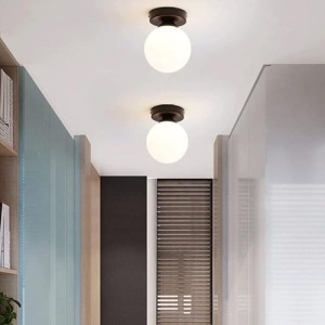Aplica 1 Glob Mat Soclu E27 LZ301-1 Neagra