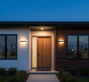 Aplica LED 12W Exterior Neagra LZ102 - Img 3