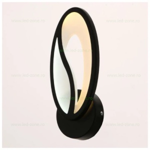 Aplica LED 28W 3 Functii Neagra LZB603-1 - Img 5