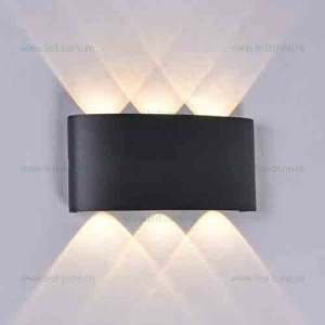 Aplica LED 2x3W Exterior Negru LZ2056-6 Alb Natural - Img 3