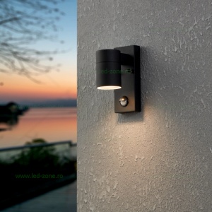 Aplica LED 3W Exterior cu Senzor RIGA 5 Neagra - Img 2