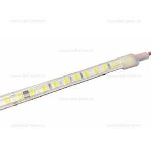 Banda LED 2835 120 SMD/ML 220V Lupa Autoadeziva Taiere 10cm Rola 10m