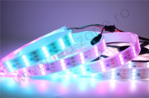 Banda LED 5050 90 SMD/ML Digitala RGB Submersibila 12V - Img 2