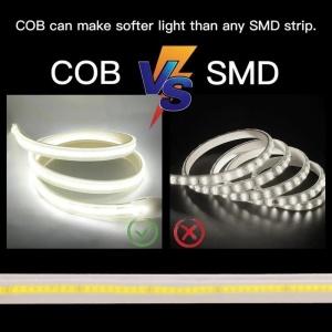 Banda LED COB 220V Slim Silicon Transparent Autoadeziva - Img 4