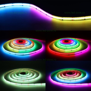 Banda LED COB 576 LED/ML RGB Interior Digitala 12V - Img 4