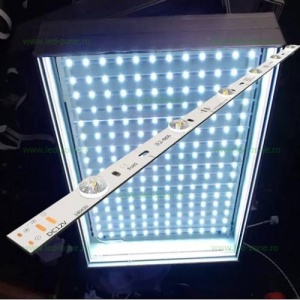 Banda Rigida 12 Module LED 3030 cu Lupa 12V - Img 6