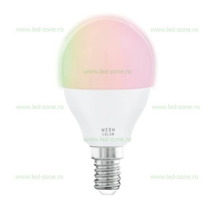 Bec LED E14 5W Glob Mat RGBWW