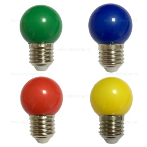 Bec LED E27 1W G45 Glob Mat  - Img 4