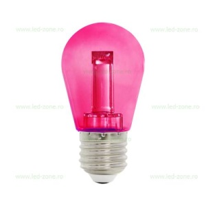Bec LED E27 2W Glob Clar Color - Img 8