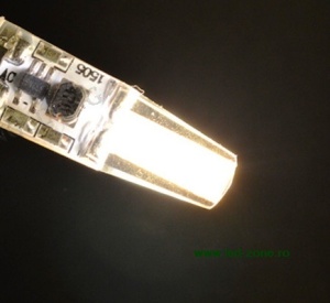 Bec LED G4 5W COB Silicon 12V