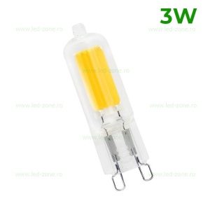 Bec LED G9 3W Corn Sticla - Img 2