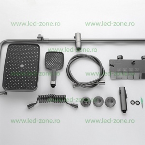 Coloana De Dus Cu Afisaj Digital Temperatura Cromat LZ05G - Img 3