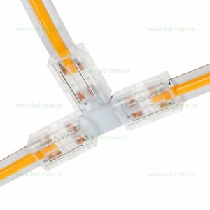 Conector Imbinare 2 Contacte Banda LED COB 8mm T - Img 2