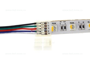 Conector Imbinare 5 Fire Banda LED SMD 5050 12V RGBW - Img 2