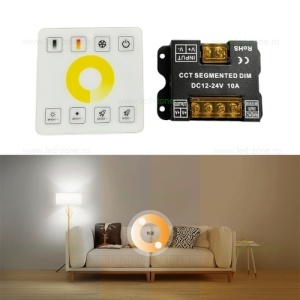 Controller Banda LED CCT 10A 120W cu Telecomanda de Perete  - Img 5