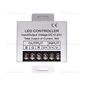 Controller Banda LED RGB 36A 432W Telecomanda 20 Taste IR - Img 2
