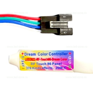 Controller Banda LED RGB Digitala MT16703 IC 24V cu Telecomanda RF Aplicata - Img 4