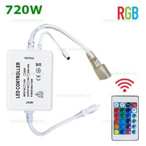 Controller Neon Flex RGB 15x26mm 220V 720W IR - Img 5