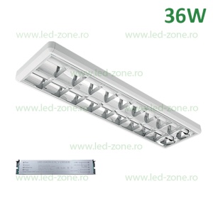 Corp Iluminat LED 2x18W 123x33cm Aplicat Emergenta LENA