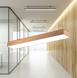 Corp Iluminat LED 45W Lemn 120cm CCT - Img 5