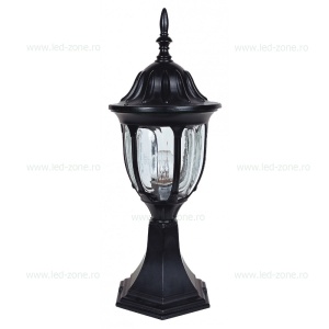 Felinar Iluminat Exterior Aplicat Negru LZ3261 - Img 1