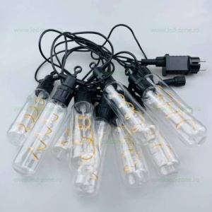 Ghirlanda 5M 10 Becuri LED Spirala