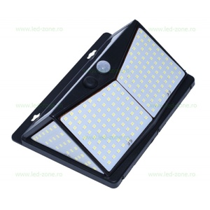 Lampa LED Exterior 40W 208 SMD Solara Senzor 3 Moduri Iluminare - Img 3